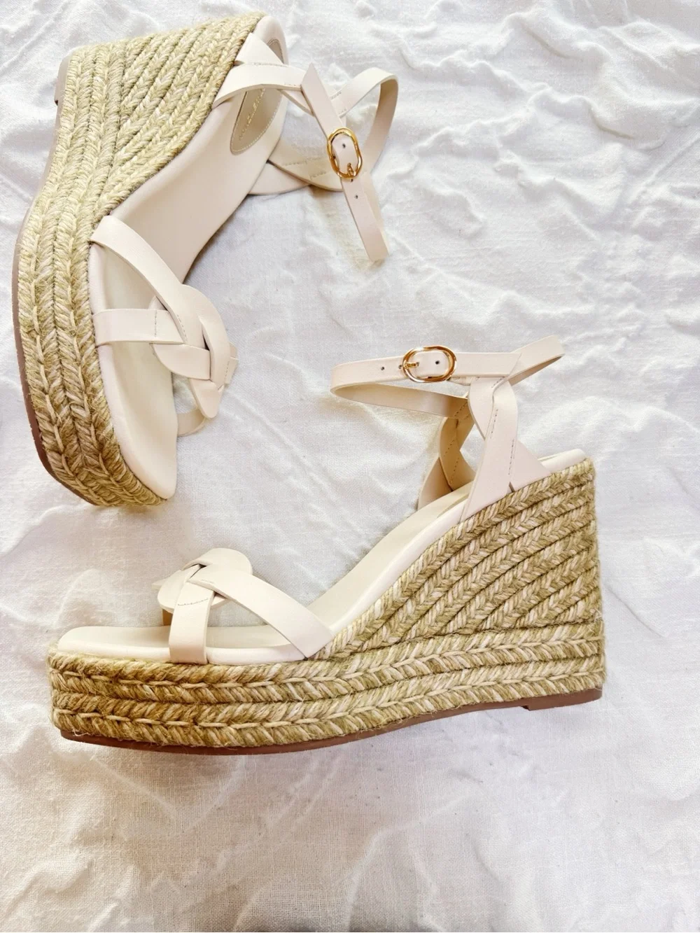 Stuart Weitzman Braida Wedge Sandal Size 10 New - Picture 12 of 12
